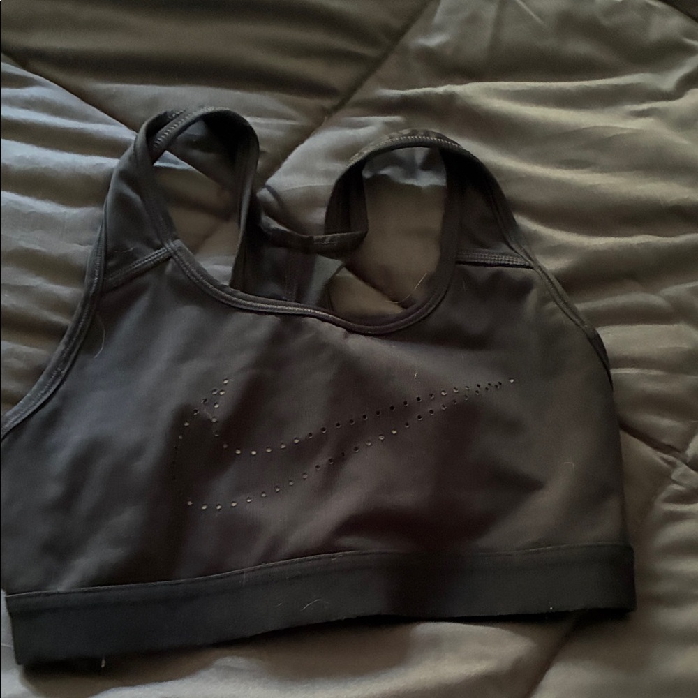 Nike Charcoal Gray Sports Bra